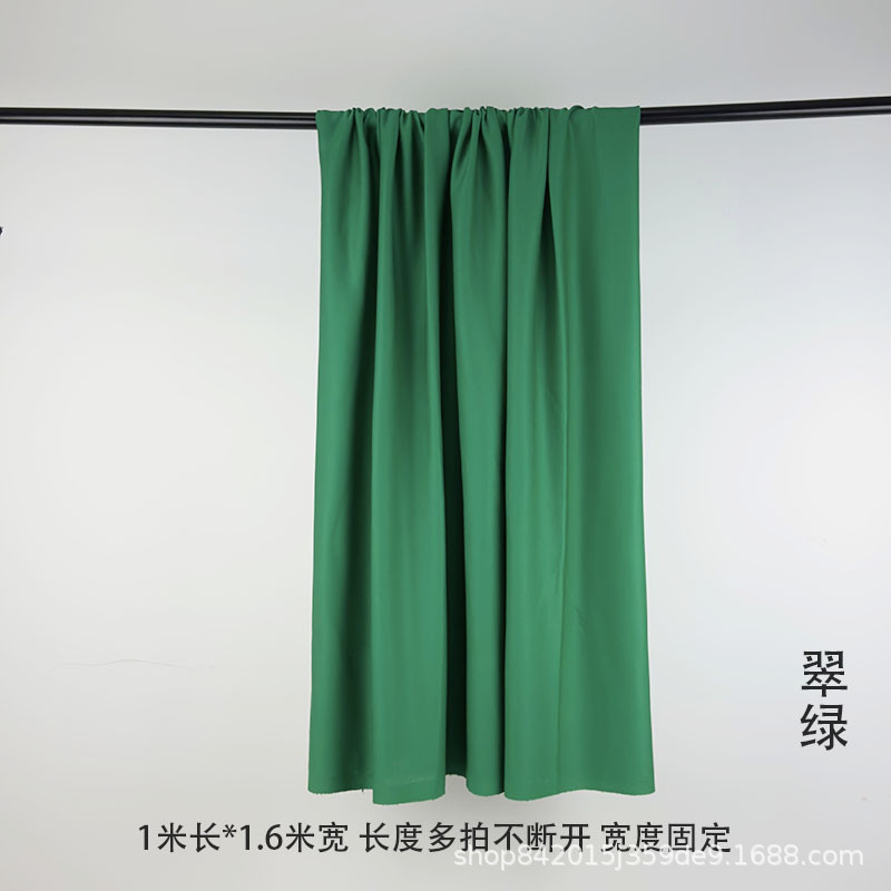 新中式全森系绿色中国风户外场景布置纱幔布幔幼儿园环创布料详情7