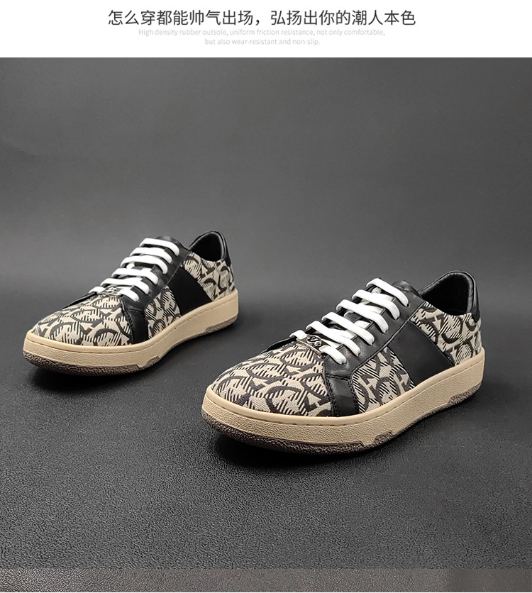 板鞋男款潮鞋真皮男生休闲鞋潮流百搭欧洲站男鞋轻奢高端男士单鞋详情17