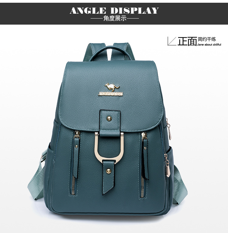 女士双肩背包高颜值多功能大容量背包2024春季新款洋气时尚休闲包详情10