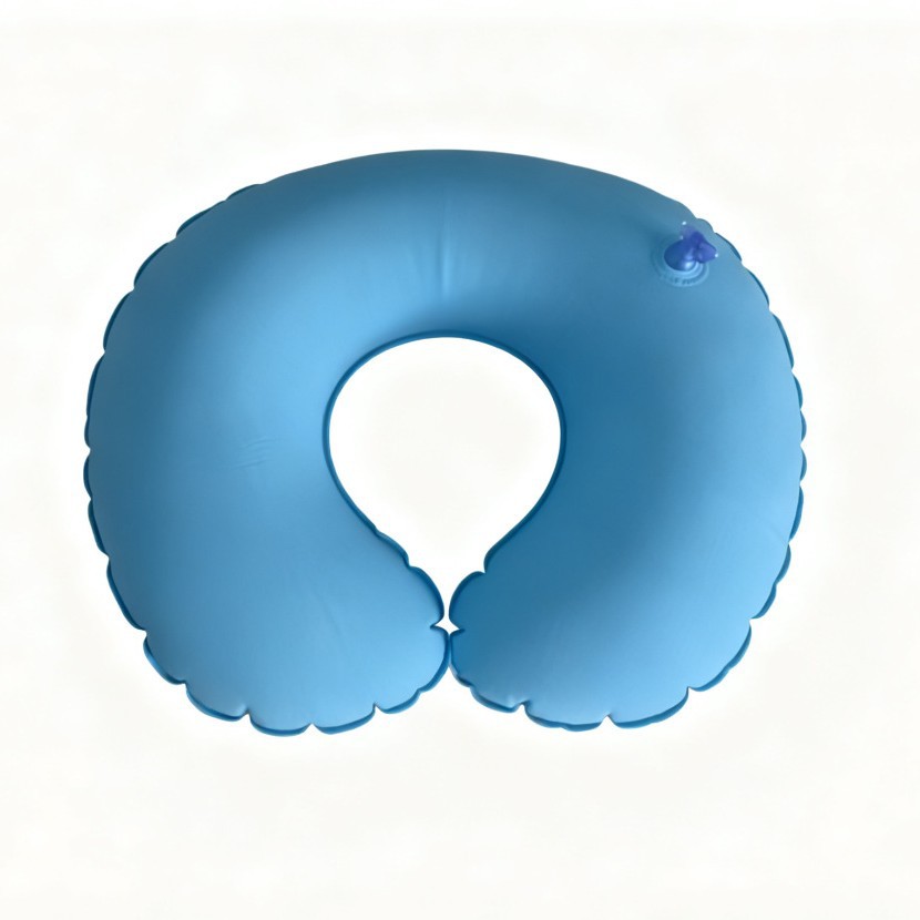充气枕头C型枕旅行枕汽车飞机航空旅行脖枕可印LOGO详情4