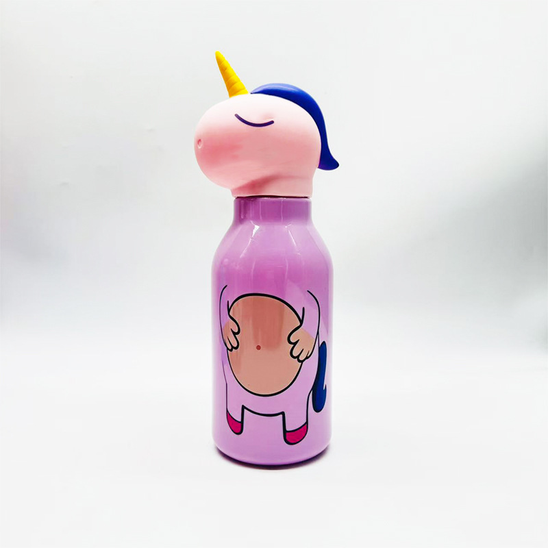 New animal cup for foreign trade, summer new style unicorn cartoon reindeer fashion gift cup, creative and cute lid pic 11