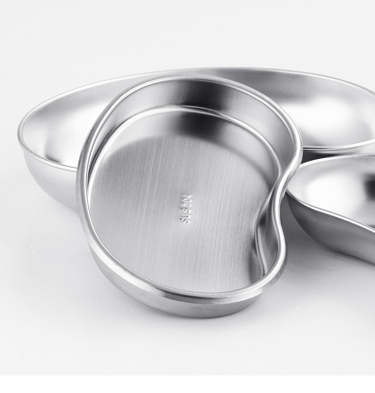 304不锈钢腰盘弯盘加厚腰子盘消毒盘托盘肾形盘手术盘防碘伏大中详情20