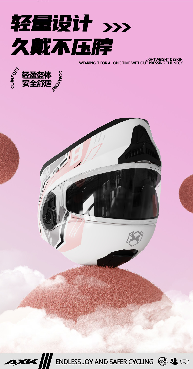 外贸专供摩托车头盔男士防雾保暖冬季机车电动车机车女全覆式全盔详情9