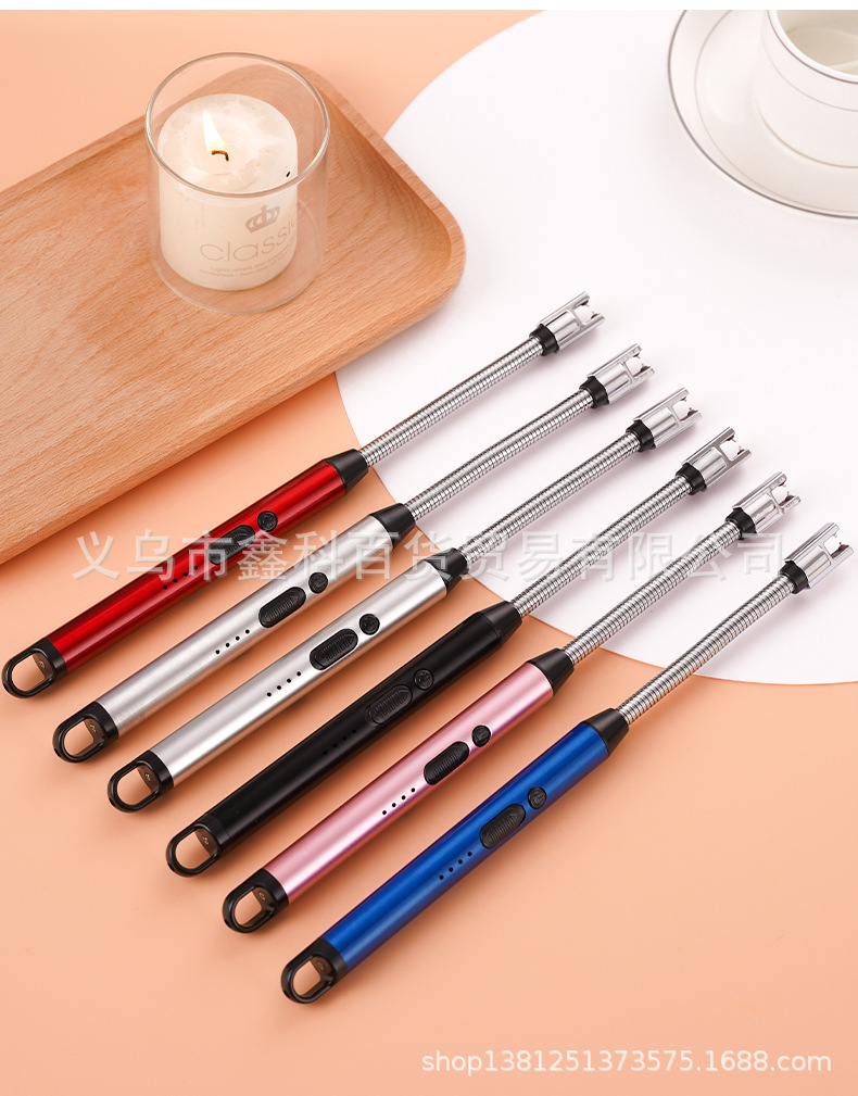 JL811-2加长点火器厨房煤气灶猛火炉天然气点枪充电打火机点火详情19