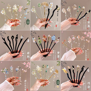 Pearl ribbon headband for women 2025 New high top braid headband, summer broken hair headband, one-piece hairpin headwear pic 2