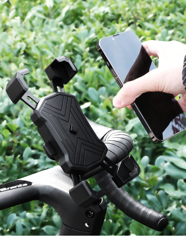 自行车手机支架公路车腕组把立手机架固定一件锁死山地车导航支架详情11