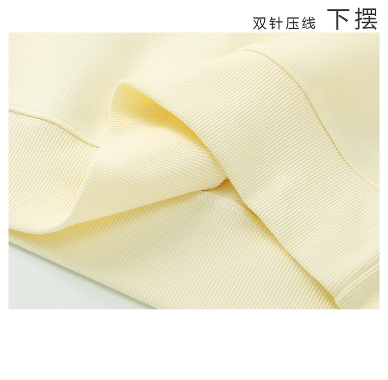 柔软舒适儿童班服印字logo幼儿园校服小学生订做亲子圆领卫衣定制详情9