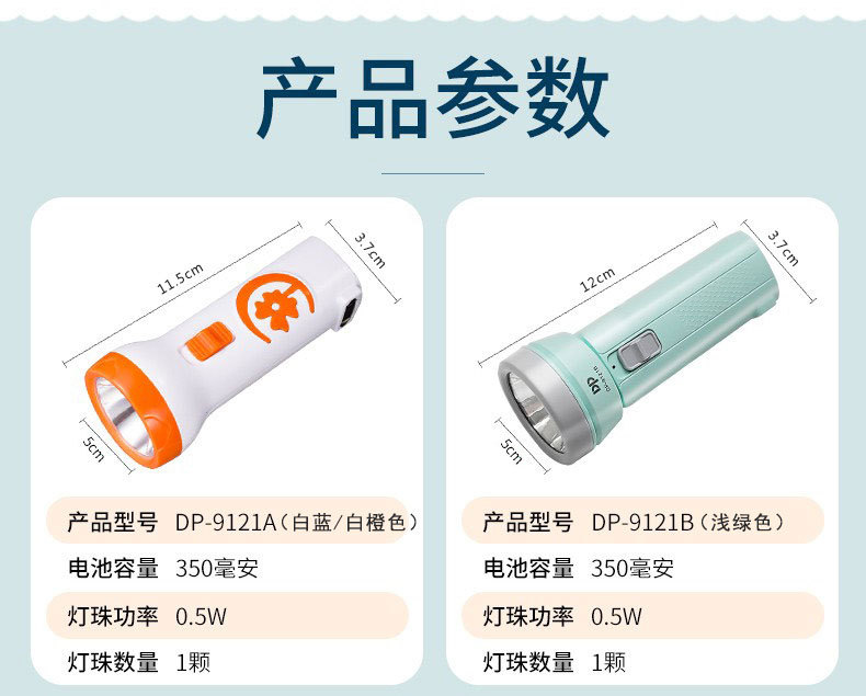 Wholesale Jiuliang flashlight, led charging, outdoor portable, flood control, fire emergency, household plastic flashlight, printable pic 4