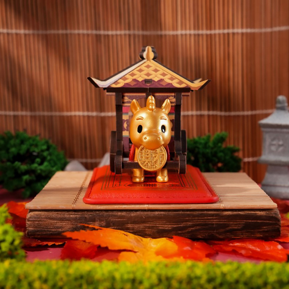 镇澜宫2026年马年新款运富马金属摆件运财马摆件木马摇马玩具详情4