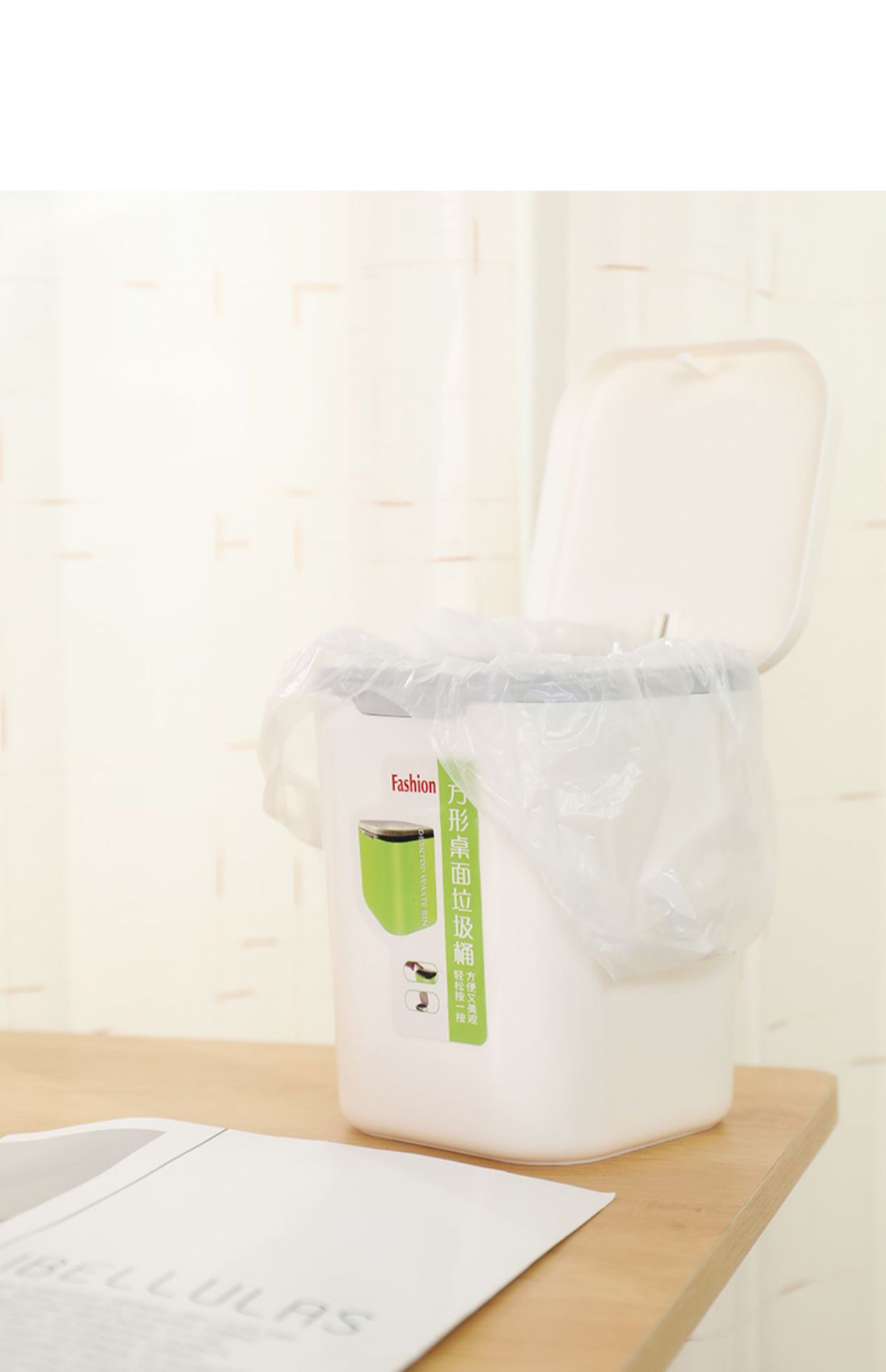 Thickened desktop garbage bag, small mini mini car household trash can, cat poop, pet plastic bag, garbage bag pic 11