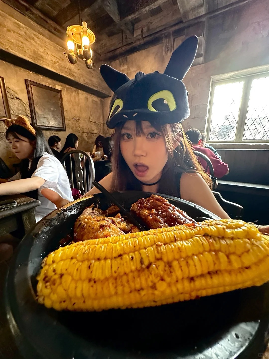 网红同款搞怪无牙仔帽子女秋冬卡通可爱情侣拍照头套成人贝雷帽详情16