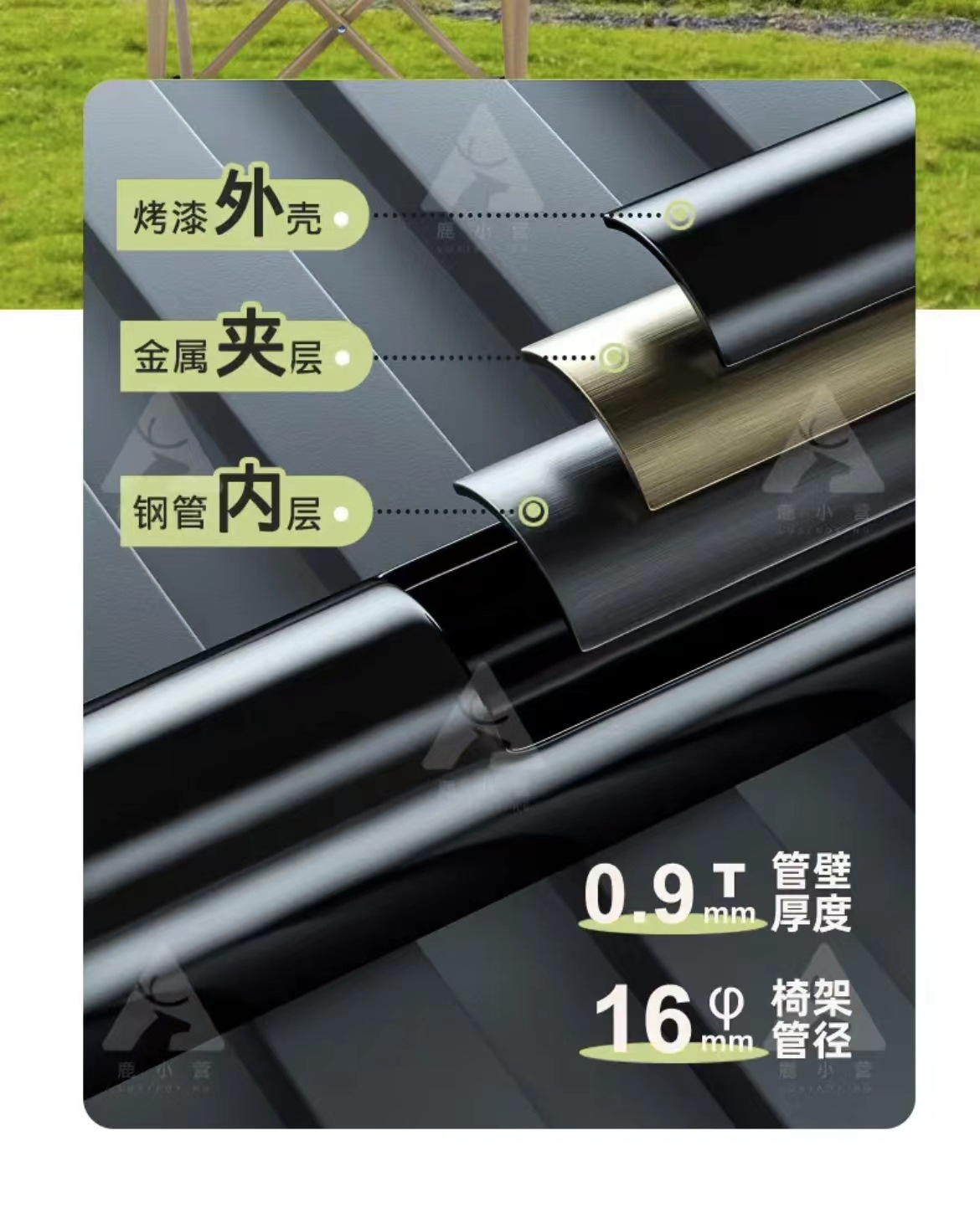折叠椅躺椅舒适沙滩椅靠背椅阳台折叠家用便携户外休闲躺椅详情4
