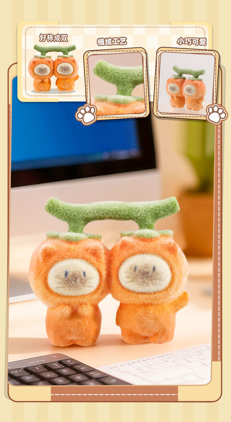 The cat PAI is indeed fun. The blind box Siamese cat figurine is a creative couple and becomes a figurine desktop birthday gift for women pic 11