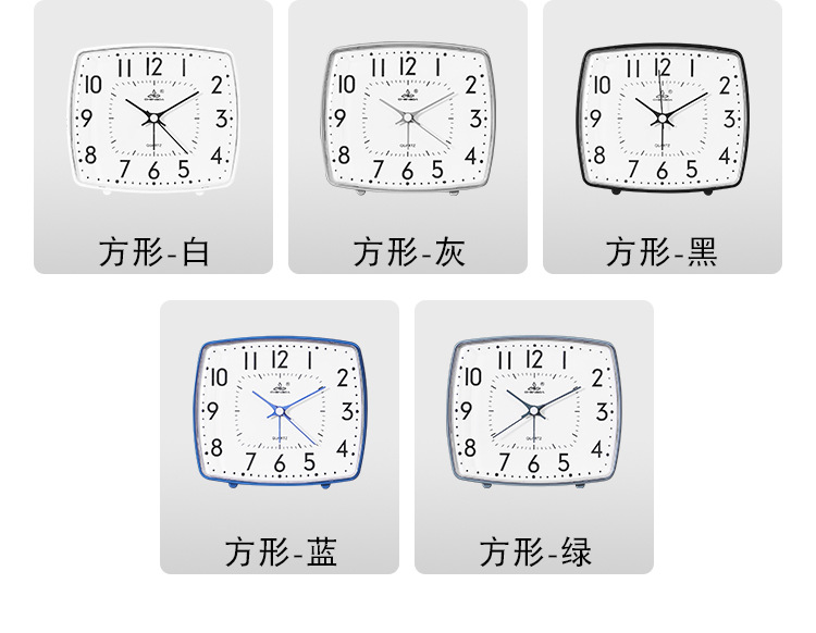 简约台式钟大尺寸数字钟表桌面学生闹钟A319-A320详情10