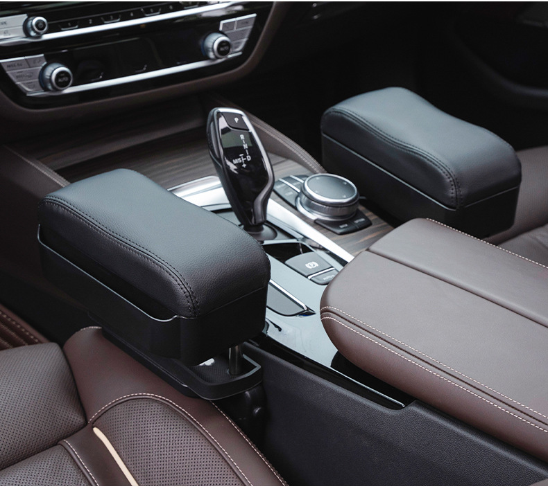 Car seat armrest box, car storage box, armrest rest, universal central lifting seat gap storage box pic 17