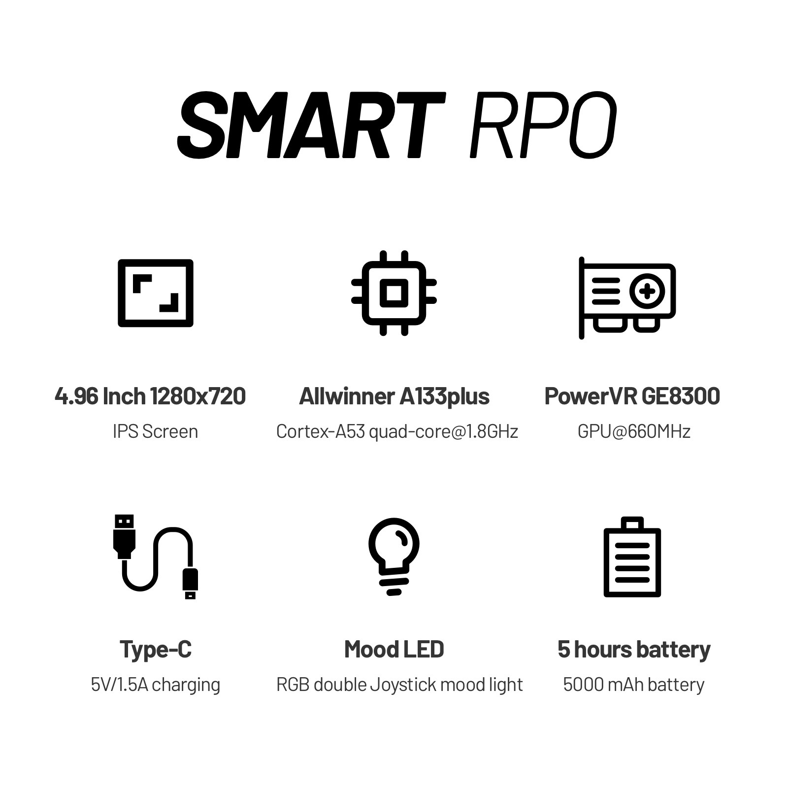 TRIMUI SMART PRO游戏机IPS高清屏开源掌机PS街机复古GBA经典怀旧详情3