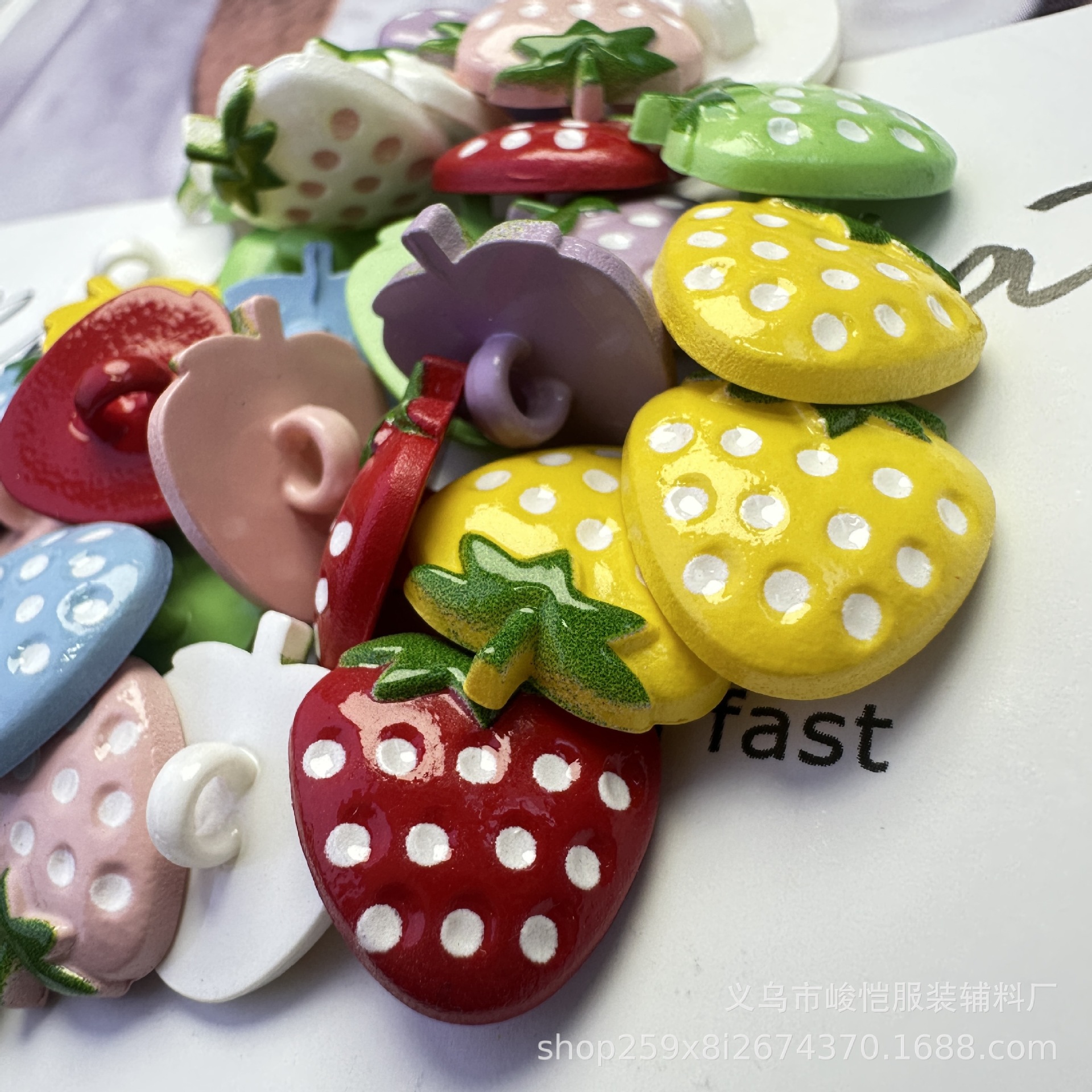 diy resin accessories for watermelon, strawberry, pineapple and apple, fruit slices, hair accessories, hair clips, cream glue, oiling and colorful buttons pic 8