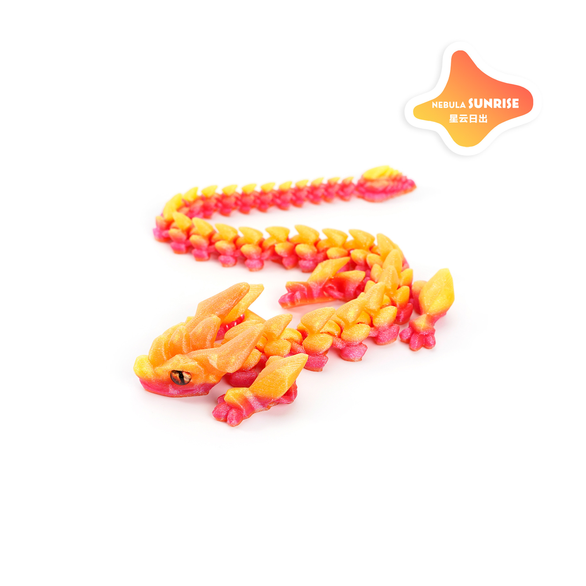 A new 3D printed cross-border bestseller, articulated crystal horned dragon figure-making set, decorated with the divine dragon pic 7