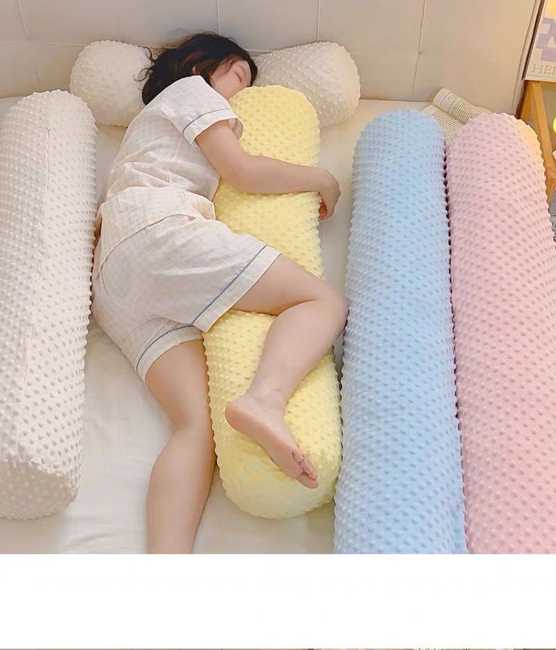 This long, fluffy plush pillow is suitable for girls to rest their legs on the bed. It can be used as a bed pillow with a detachable headrest and a backrest for boys pic 5