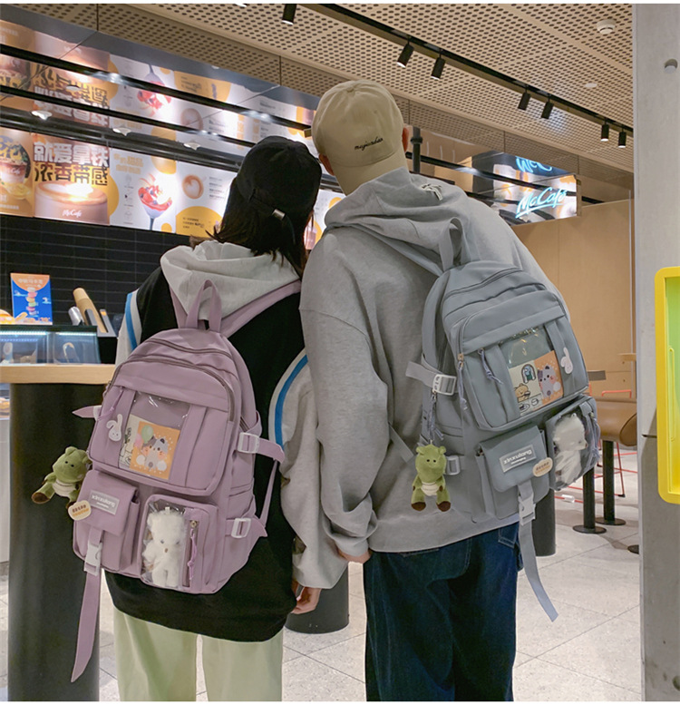 书包初中女生双肩包女痛包大容量小学生日系高中生背包中学生肩包详情12