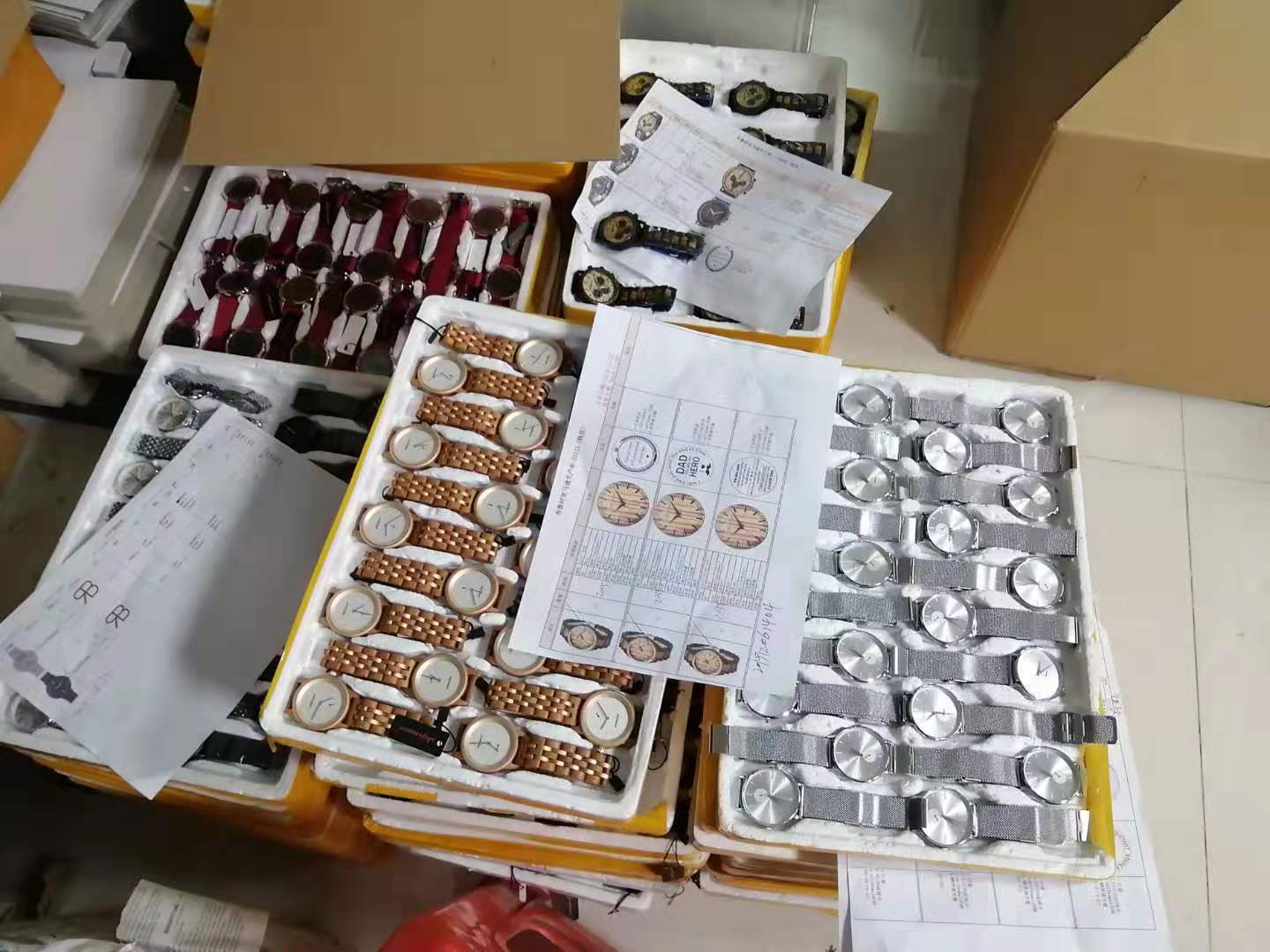 大表盘石英木表新款DIYwristwooden日本2035机芯现货支持一件代发详情49