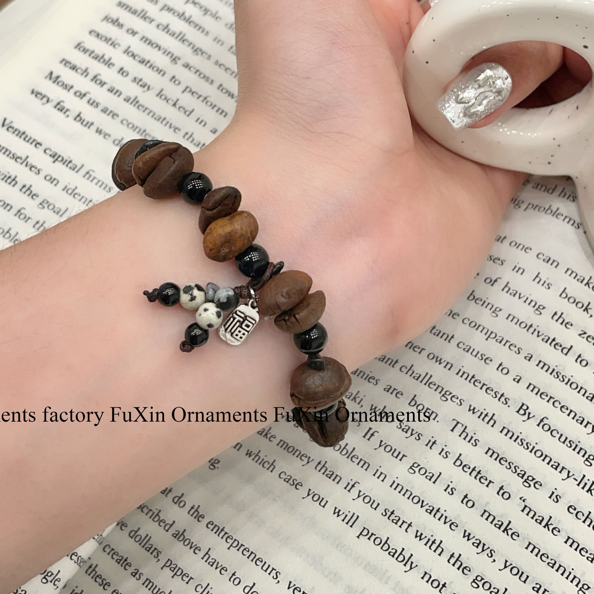 The new unique coffee bean bracelet features a niche and versatile design, a retro style for both men and women, and a new Chinese style for best friends and couples pic 22