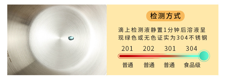 Factory direct sales of Korean-style salad bowls, stainless steel household salad bowls with scales, washbasins, baking and egg-beating cooking basins pic 6