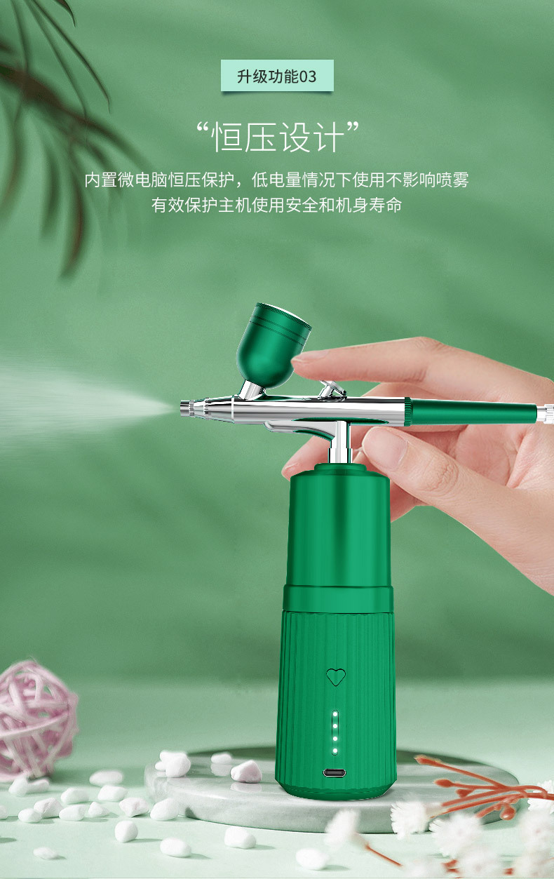 shanilak   多功能电动喷笔枪丙烯颜料彩绘喷漆枪手办上色模型喷枪美甲喷笔详情7