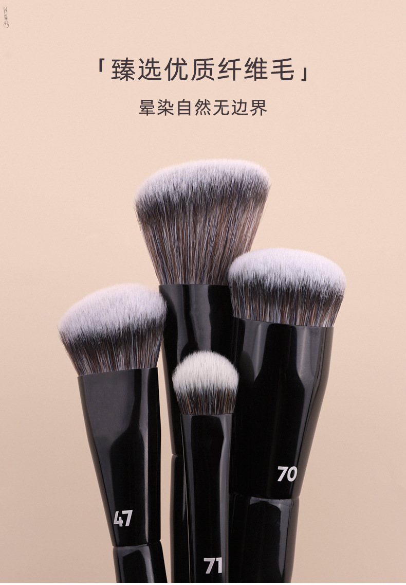 新款丝家坡型修容粉底刷晕染眼影刷不卡粉遮瑕刷柔软提亮化妆刷详情4