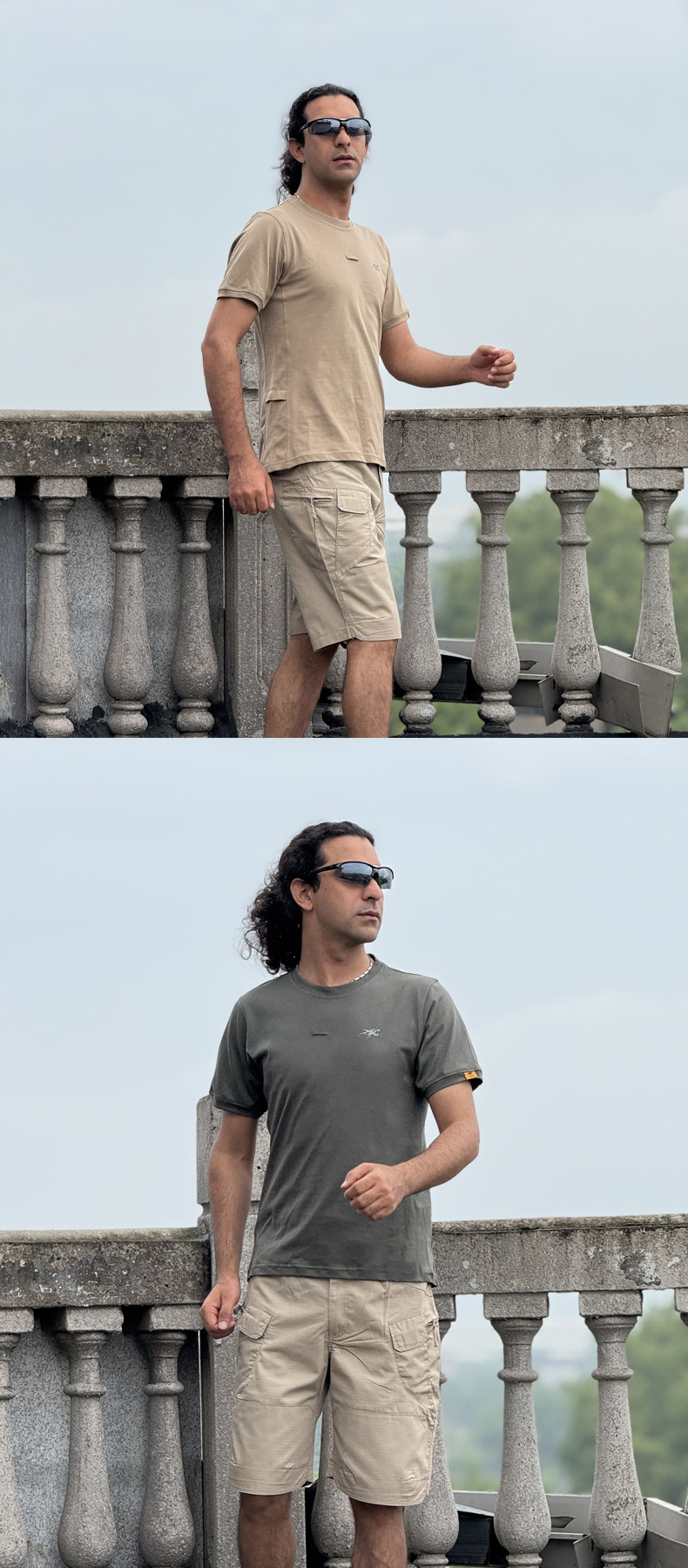  逸途 三防纯棉圆领战术t恤防水防油透气休闲百搭男士短袖t耐磨作训体能详情11