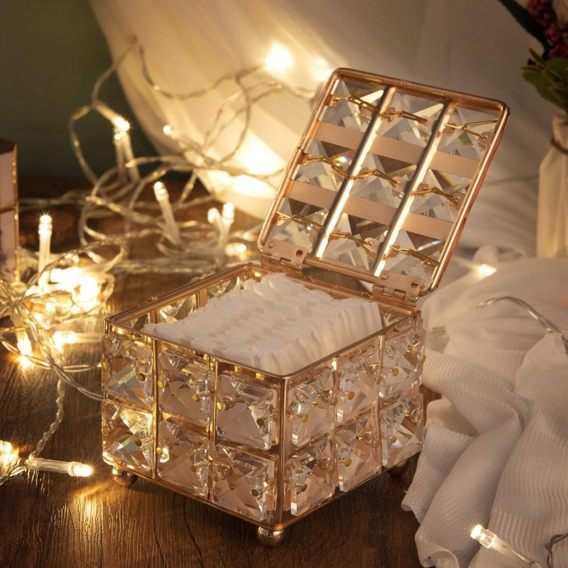 European-style luxurious retro jewelry box, jewelry stud storage box, scene arrangement props pic 1