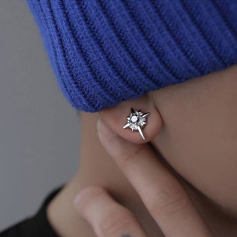 Polaris ear clips for men, painless and hole-free; for women, ear bone clips; for men, earrings and stud earrings; for students, hole-free earrings pic 7