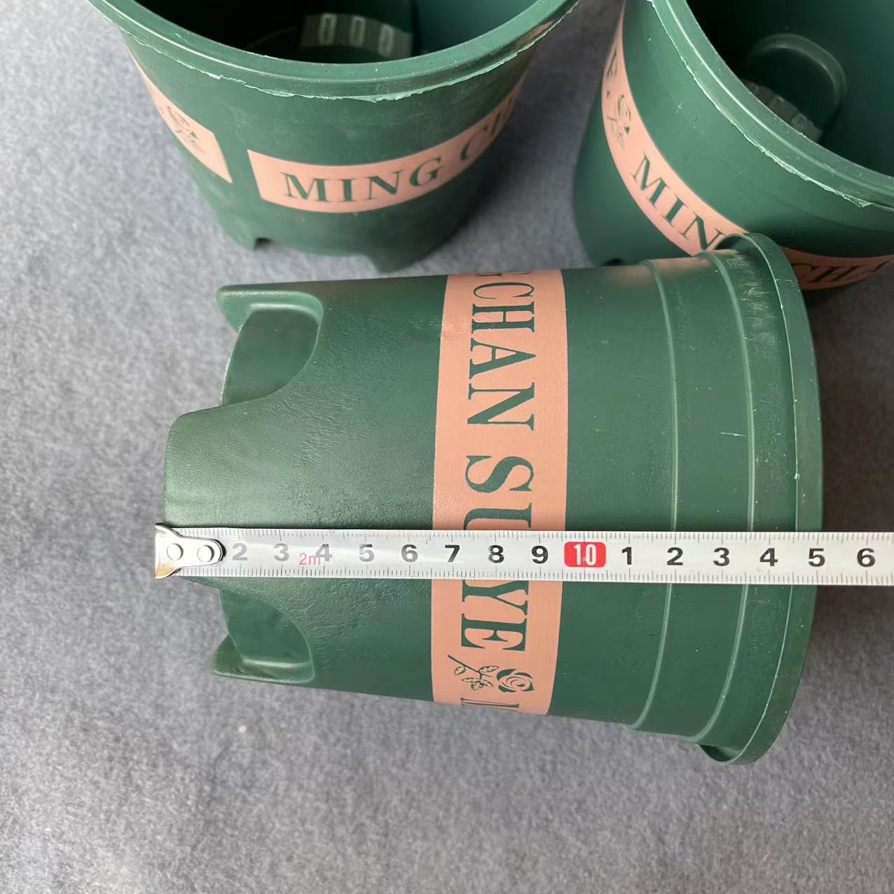 【 Outside 】 1-gallon flowerpot 400 yuan per piece. 1-gallon flowerpot with plastic printing, green plants, pothos, drainage, rose and orchid. Wholesale supply pic 2