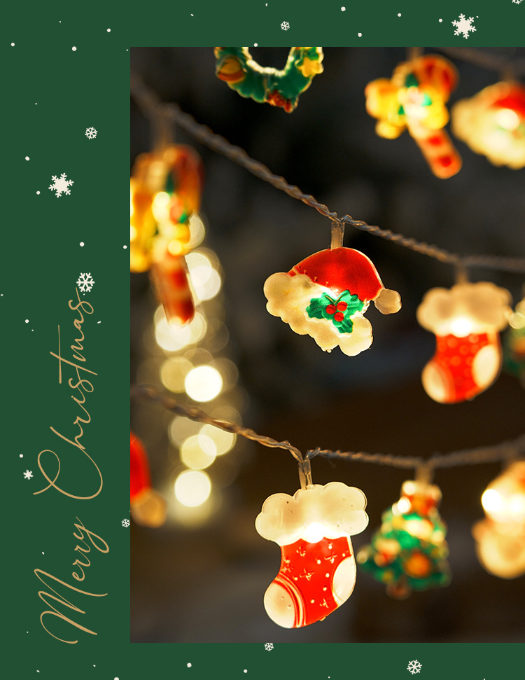 2025 New Christmas colored lights, led light strings, Christmas tree light strips, decorative lights, atmosphere lights, festival lights and hanging lights pic 5