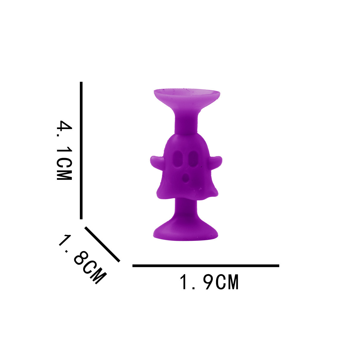 Cross-border best-selling Suction and Sticky Halloween series suction cup toys, accessories, building blocks, car window bath toys pic 2