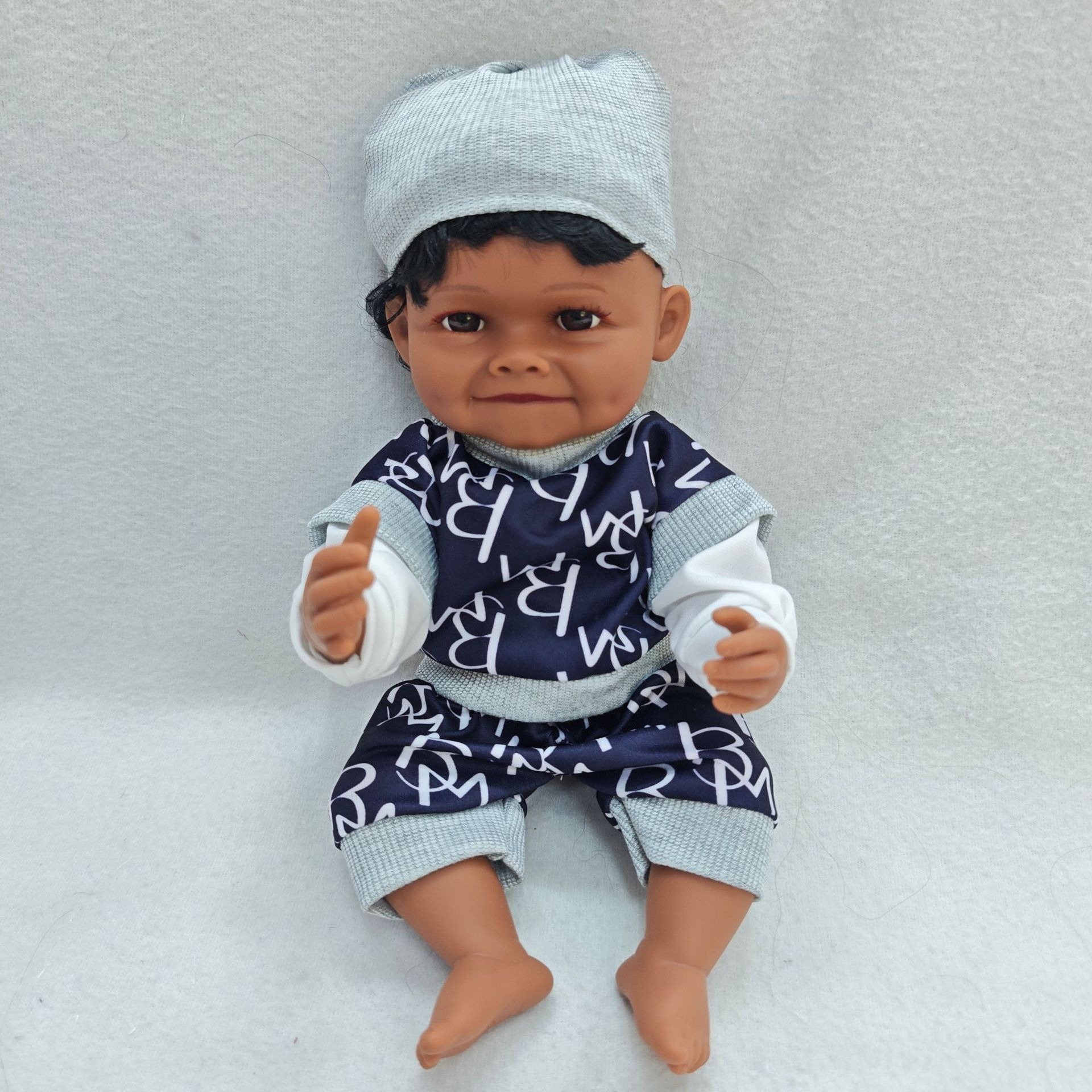 跨境热销30厘米搪胶重生娃娃仿真洋娃娃公仔换装玩偶女孩玩具过家家玩具婴儿玩偶批发玩具详情4