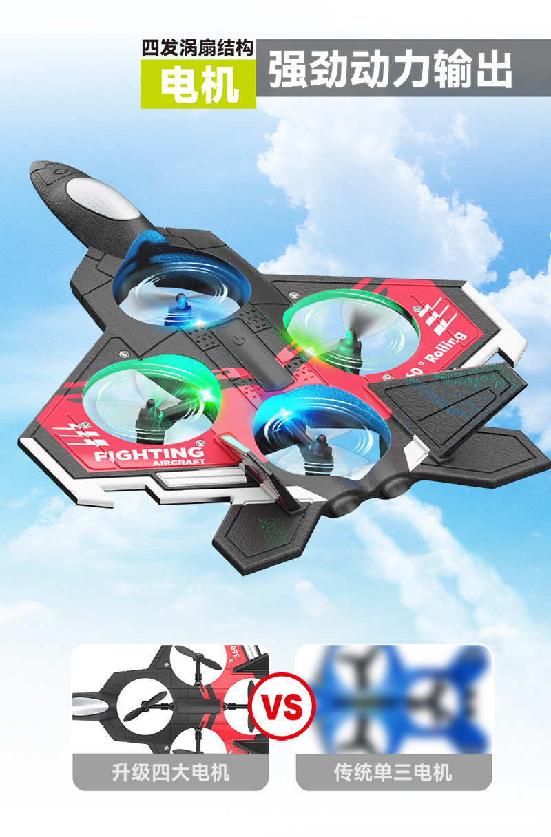 ABS plastic remote-controlled aircraft, remote-controlled fighter jets, high-quality quadcopters, foam drones pic 35
