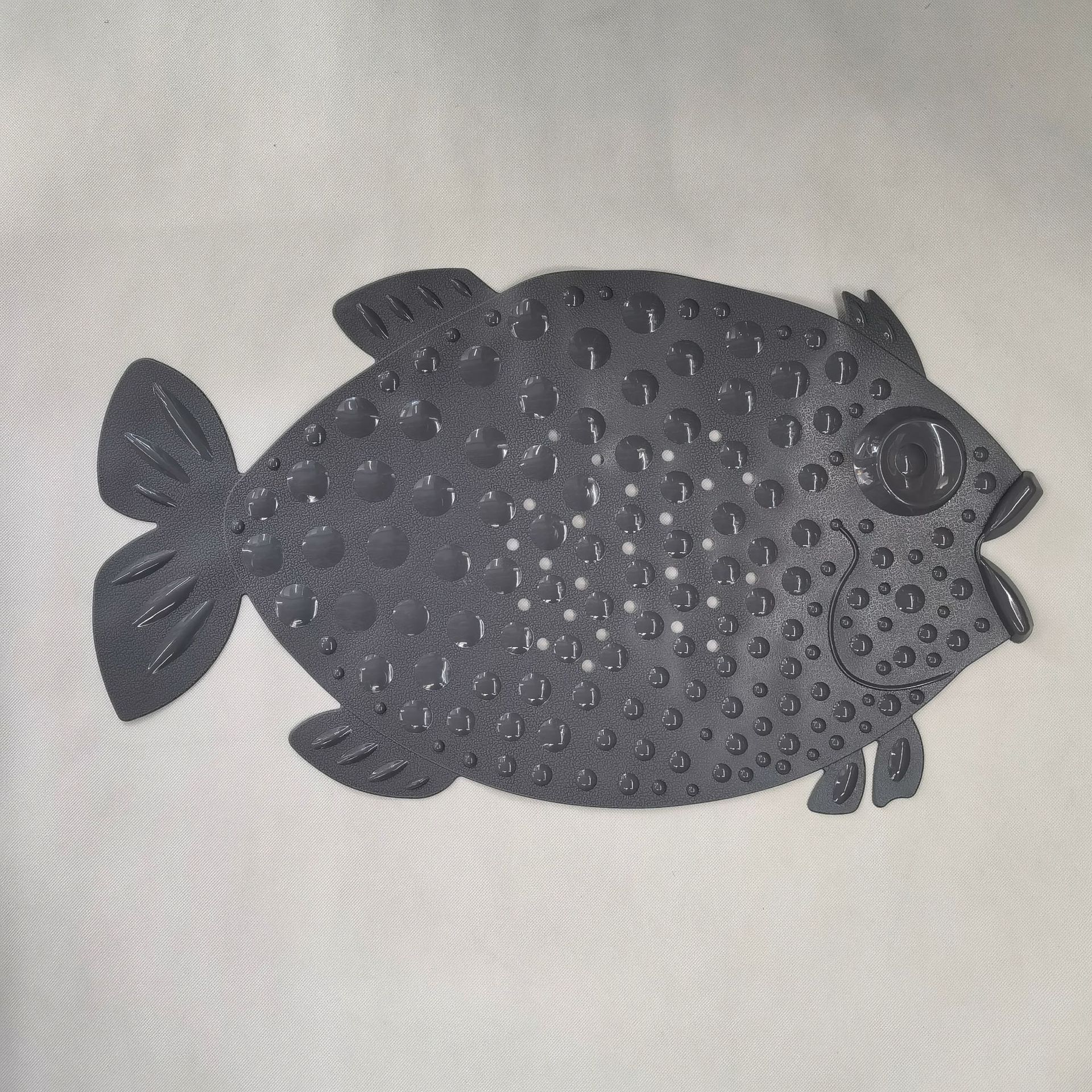 Forma de pescado almohadilla de baño resistente al agua almohadilla de baño larga de color sólido almohadilla de masaje suave espinilla antideslizante almohadilla de baño ventosa pic 12