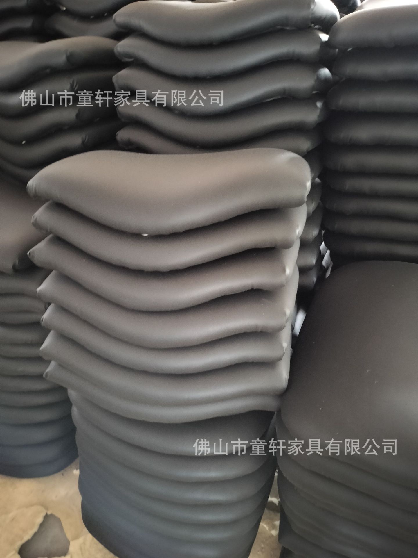 Foshan manufacturer wholesals foreign trade office chairs, fabric four-legged training chairs with writing boards and armless conference seats pic 60