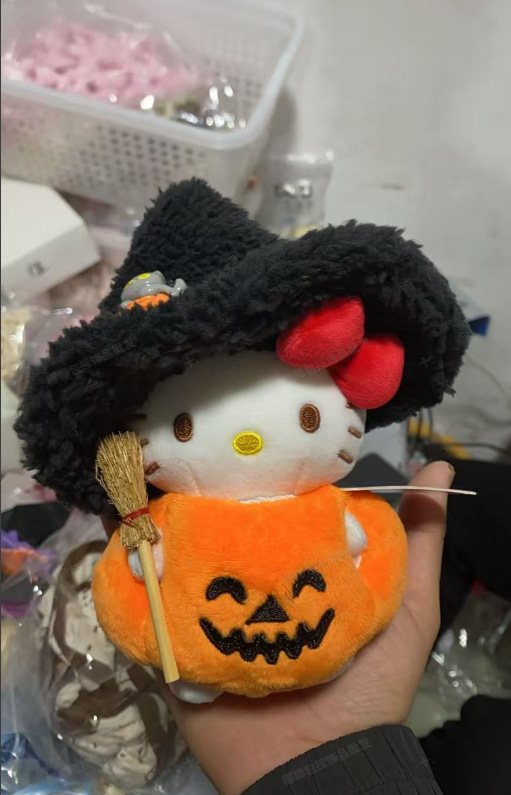 hellokitty plush toy, genuine Hello kitty doll, cute kt cat doll bag pendant pic 3