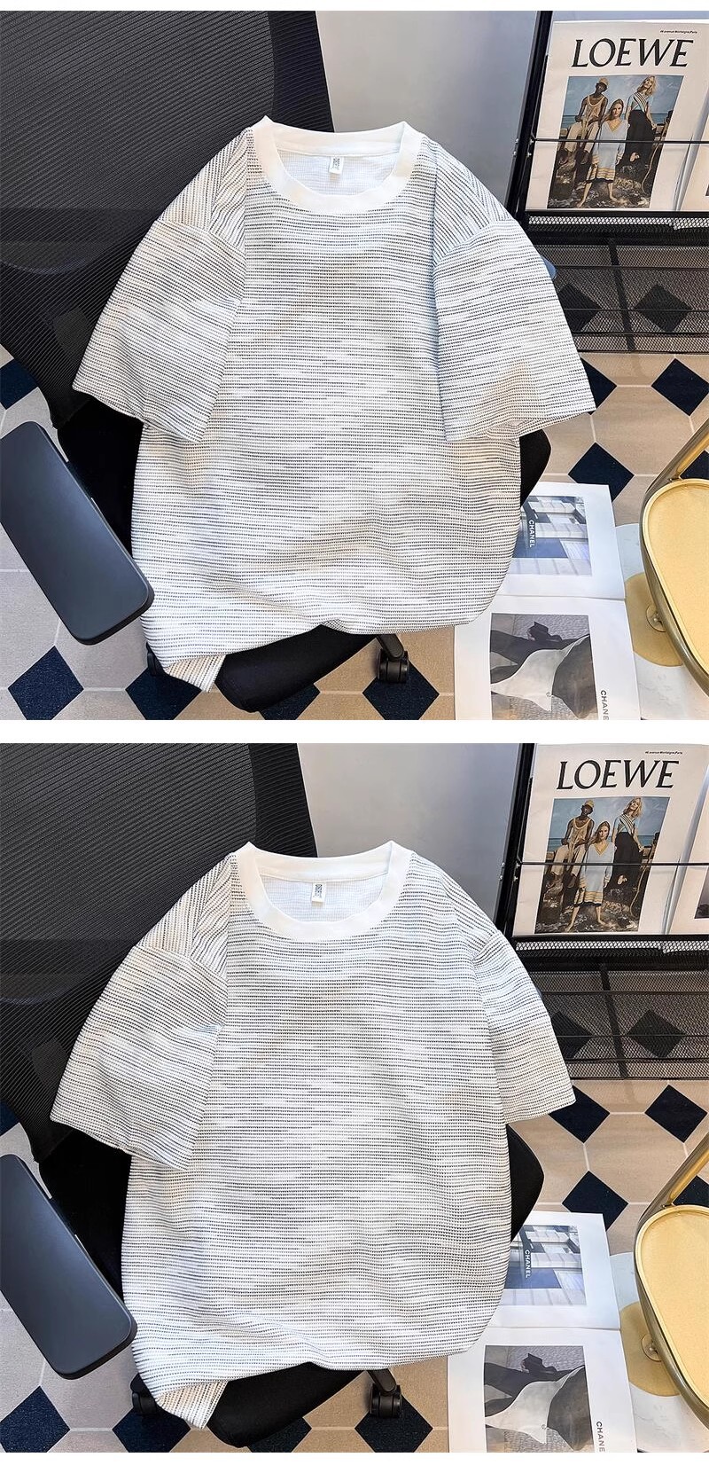 Customized satin Waffle short-sleeved super factory in Kingston, SAN Jose, Port of Spain, based on your provided sample pic 3