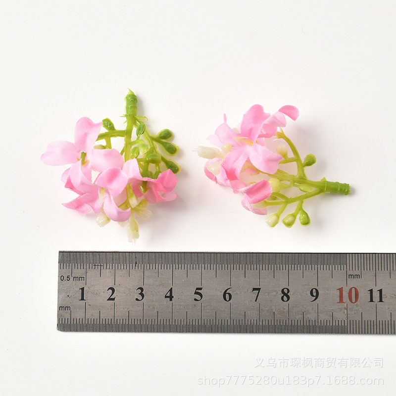 仿真桂花花头 diy十字花假花 簪花头饰材料配件 家居礼盒装饰花艺详情3