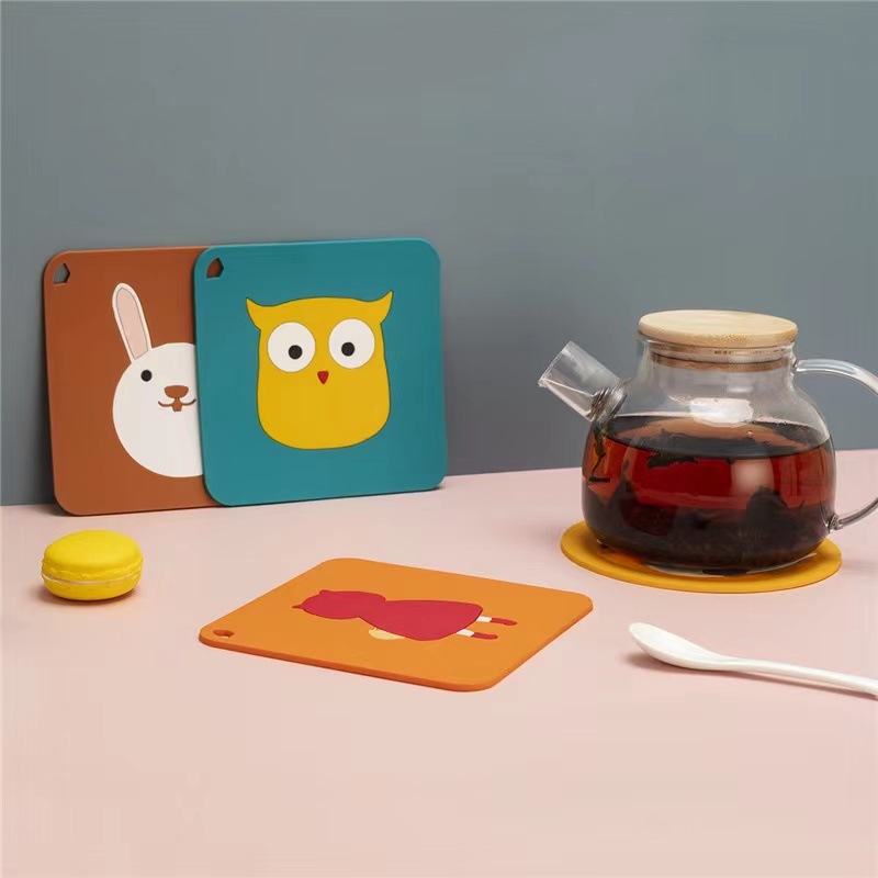 PVC软胶杯垫定制 酒店防水防滑pvc茶杯垫 硅胶隔热垫橡胶杯垫锅垫详情10