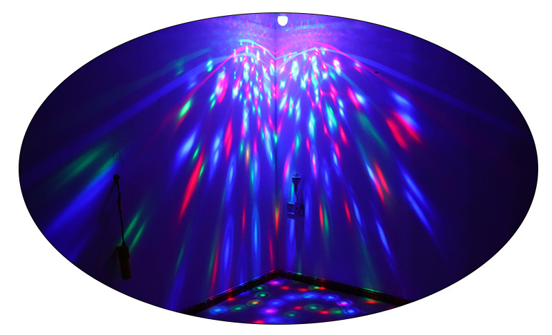 魔球旋转灯泡 小魔球声控灯 KTV闪光灯泡 E27 舞台灯 RGB LED灯泡 舞台炫彩灯光照明设备详情11