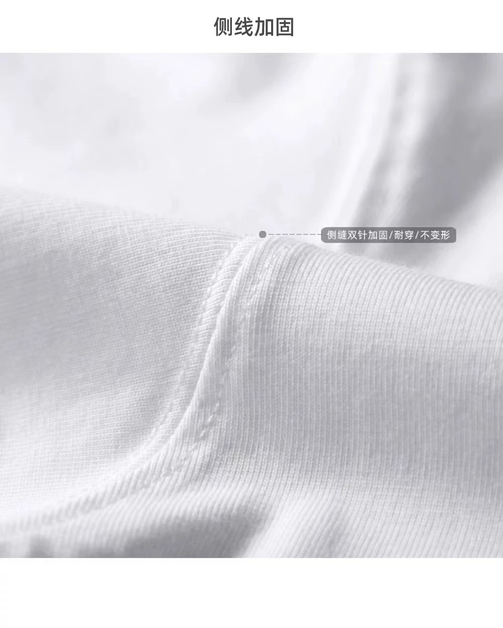 320G heavy-duty short-sleeved T-shirt for men, loose pure cotton base layer, high-end small neckline, solid color American-style T-shirt for both men and women, half sleeve pic 19