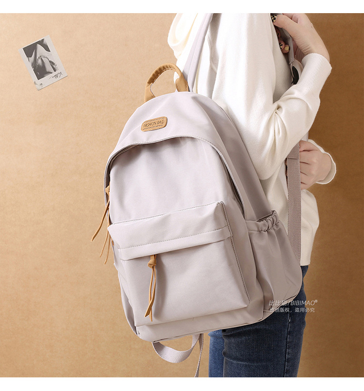 Korean version Harajuku ins versatile schoolbag for girls, junior high school and senior high school students, simple forest-style fashionable backpack pic 8