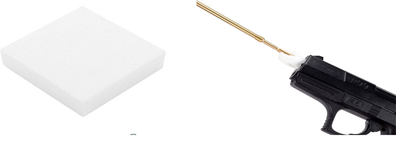 跨境热销枪膛清洁星型清洁棉羊毛毡枪布枪管清洁工具批发详情3