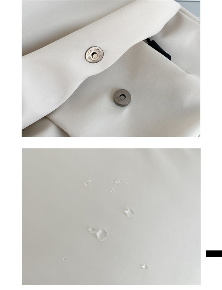 中大学生书包女潮流褶皱双肩包男批发 学院风情侣休闲耐用双肩包详情5