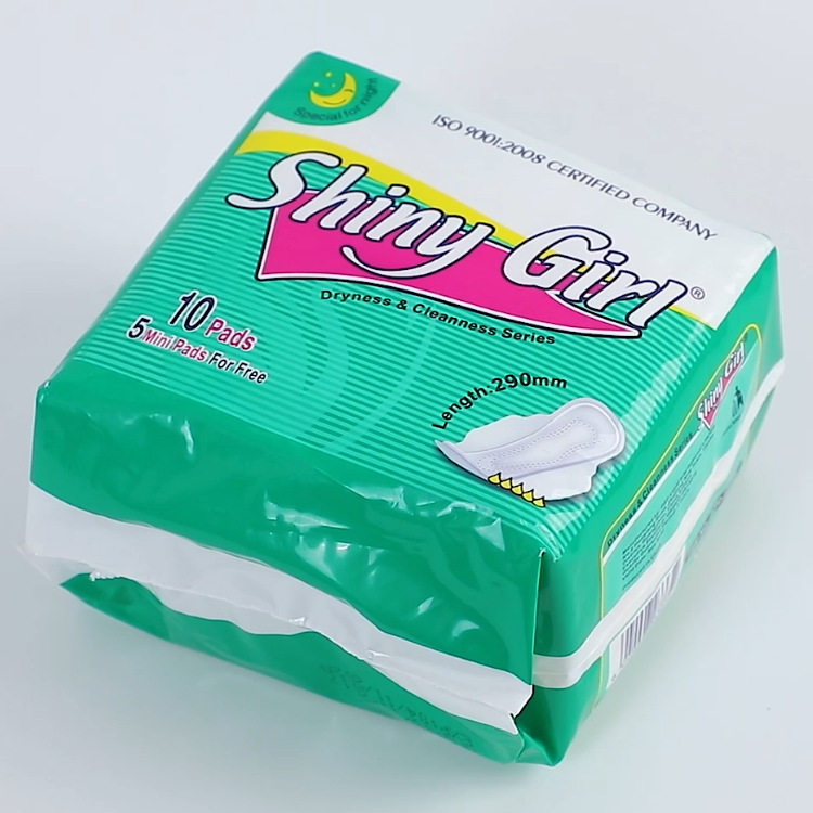 Foreign trade export shiny girl day and night use sanitary napkin manufacturer processing and OEM sanitary napkins and sanitary napkins pic 3