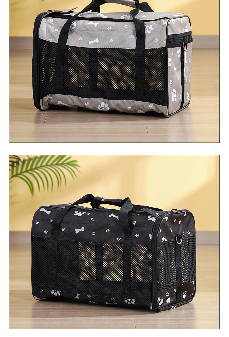 Rongka Pet Cross-border Pet Outing Single-shoulder hand-held Cat Bag, Large Capacity Breathable Pet Bag, Crossbody Cat Bag, Portable Cat Bag pic 16